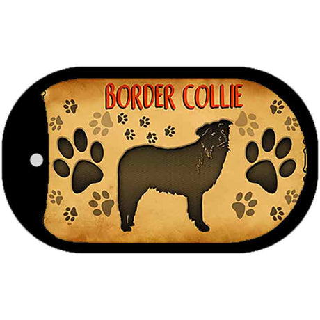 Border Collie Novelty Metal Dog Tag Necklace DT-10433