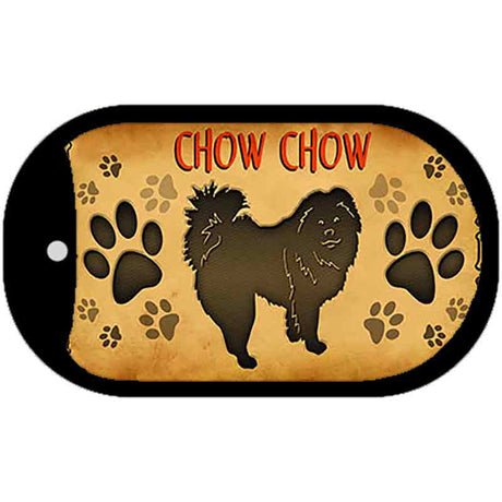 Chow Chow Novelty Metal Dog Tag Necklace DT-10438