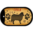 Collie Novelty Metal Dog Tag Necklace DT-10440