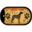 Great Dane Novelty Metal Dog Tag Necklace DT-10447