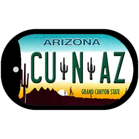 CU N AZ Arizona Novelty Metal Dog Tag Necklace DT-1044