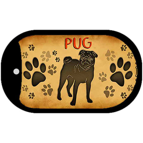 Pug Novelty Metal Dog Tag Necklace DT-10456