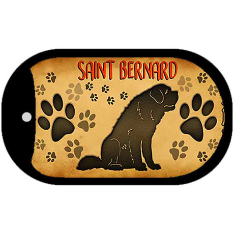 Saint Bernard Novelty Metal Dog Tag Necklace DT-10457