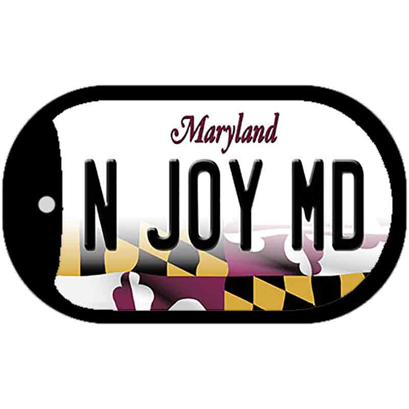 N Joy MD Novelty Metal Dog Tag Necklace DT-10463