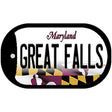 Great Falls Maryland Novelty Metal Dog Tag Necklace DT-10476