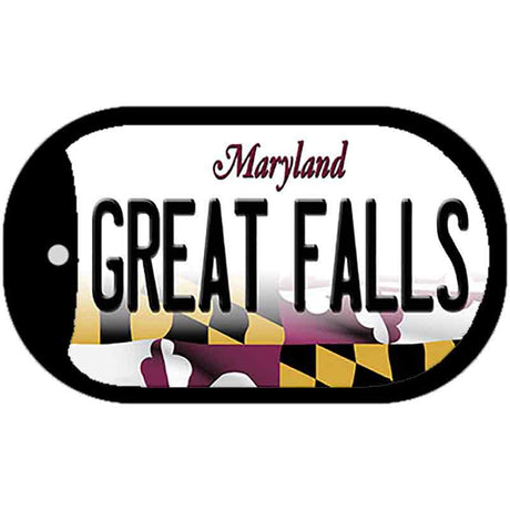 Great Falls Maryland Novelty Metal Dog Tag Necklace DT-10476