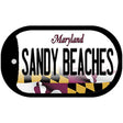 Sandy Beaches Maryland Novelty Metal Dog Tag Necklace DT-10479