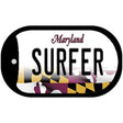 Surfer Maryland Novelty Metal Dog Tag Necklace DT-10480