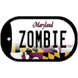 Zombie Maryland Novelty Metal Dog Tag Necklace DT-10488