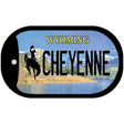 Cheyenne Wyoming Novelty Metal Dog Tag Necklace DT-10516