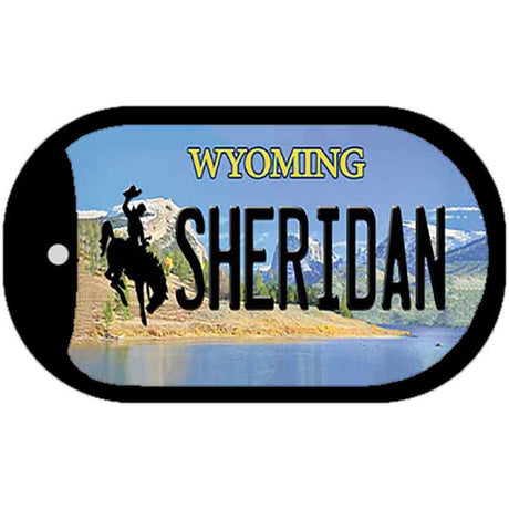 Sheridan Wyoming Novelty Metal Dog Tag Necklace DT-10520