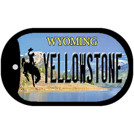 Yellowstone Wyoming Novelty Metal Dog Tag Necklace DT-10526