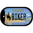 Biker Wyoming Novelty Metal Dog Tag Necklace DT-10535