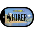 Hiker Wyoming Novelty Metal Dog Tag Necklace DT-10538