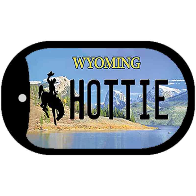 Hottie Wyoming Novelty Metal Dog Tag Necklace DT-10540