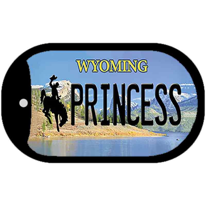 Princess Wyoming Novelty Metal Dog Tag Necklace DT-10553