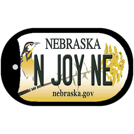 N Joy NE Nebraska Novelty Metal Dog Tag Necklace DT-10568