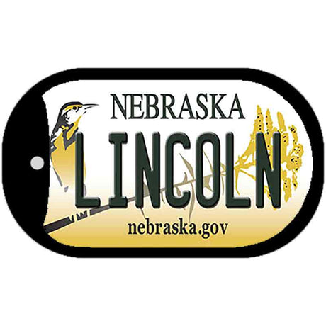 Lincoln Nebraska Novelty Metal Dog Tag Necklace DT-10570