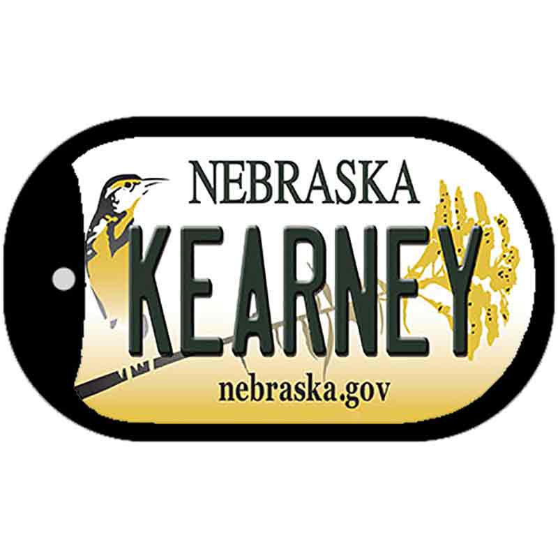 Kearney Nebraska Novelty Metal Dog Tag Necklace DT-10572