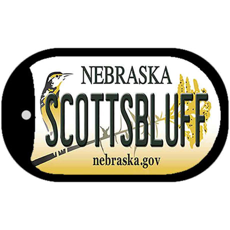 Scottsbluff Nebraska Novelty Metal Dog Tag Necklace DT-10576