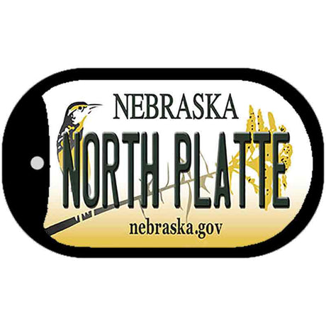 North Platte Nebraska Novelty Metal Dog Tag Necklace DT-10577