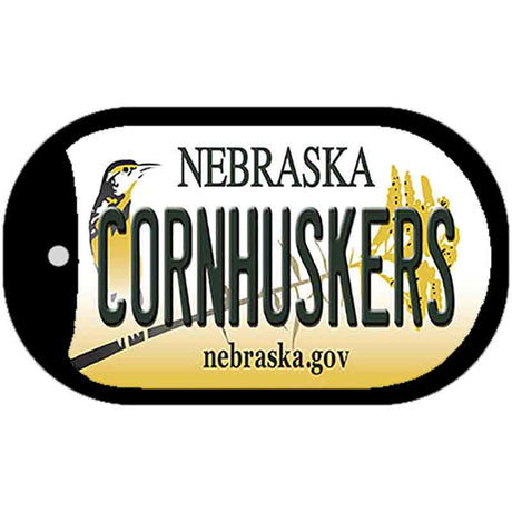 Cornhuskers Nebraska Novelty Metal Dog Tag Necklace DT-10579