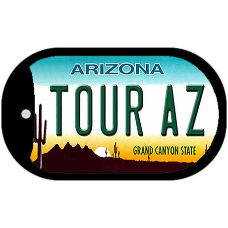 Tour AZ Arizona Novelty Metal Dog Tag Necklace DT-1057