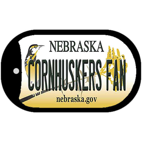 Cornhuskers Fan Nebraska Novelty Metal Dog Tag Necklace DT-10581