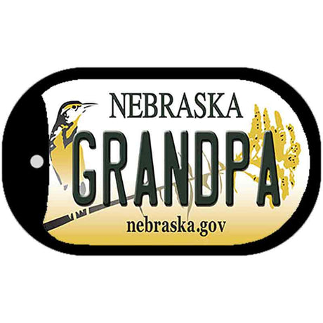 Grandpa Nebraska Novelty Metal Dog Tag Necklace DT-10587