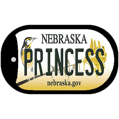 Princess Nebraska Novelty Metal Dog Tag Necklace DT-10597