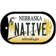 Native Nebraska Novelty Metal Dog Tag Necklace DT-10599