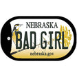 Bad Girl Nebraska Novelty Metal Dog Tag Necklace DT-10603