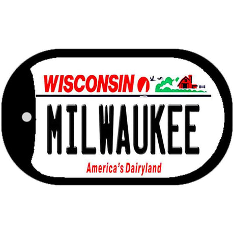 Milwaukee Wisconsin Novelty Metal Dog Tag Necklace DT-10611