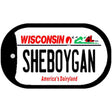 Sheboygan Wisconsin Novelty Metal Dog Tag Necklace DT-10618