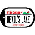 Devils Lake Wisconsin Novelty Metal Dog Tag Necklace DT-10625