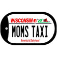 Moms Taxi Wisconsin Novelty Metal Dog Tag Necklace DT-10647