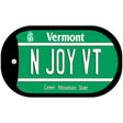 N Joy VT Vermont Novelty Metal Dog Tag Necklace DT-10660