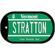 Stratton Vermont Novelty Metal Dog Tag Necklace DT-10664