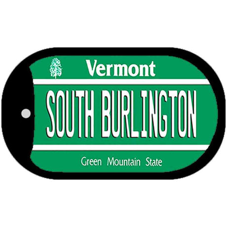 South Burlington Vermont Novelty Metal Dog Tag Necklace DT-10669