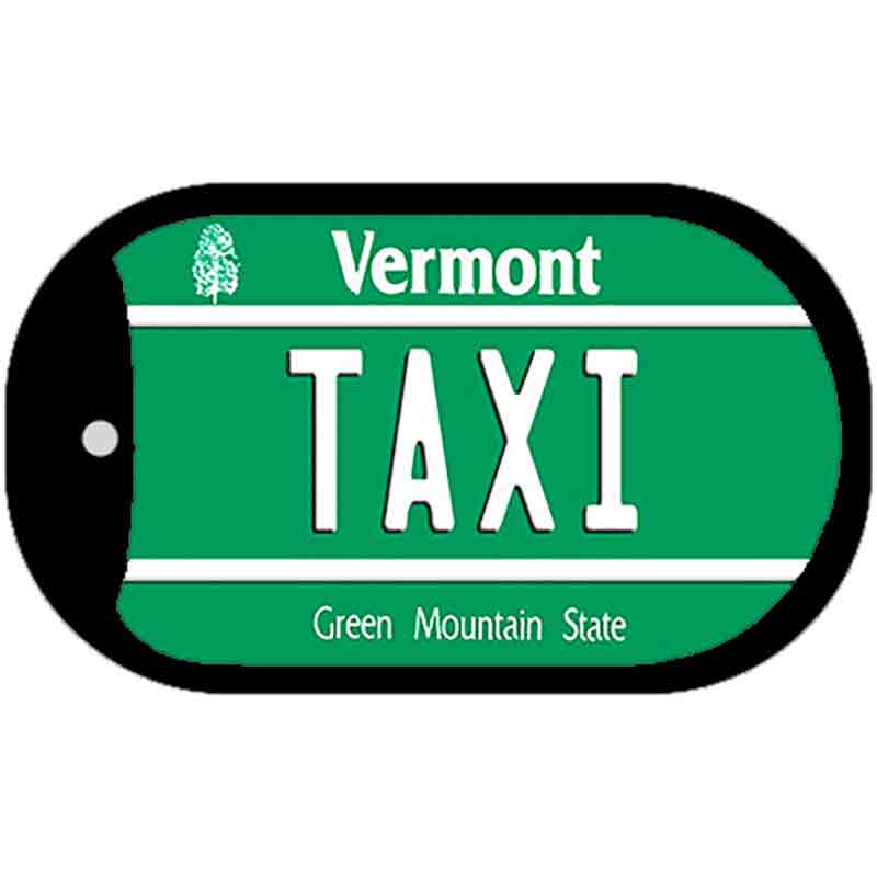 Taxi Vermont Novelty Metal Dog Tag Necklace DT-10687