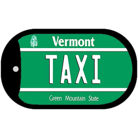 Taxi Vermont Novelty Metal Dog Tag Necklace DT-10687