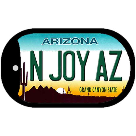 N Joy AZ Arizona Novelty Metal Dog Tag Necklace DT-1068