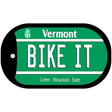 Bike It Vermont Novelty Metal Dog Tag Necklace DT-10693