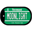 Moonlight Vermont Novelty Metal Dog Tag Necklace DT-10695