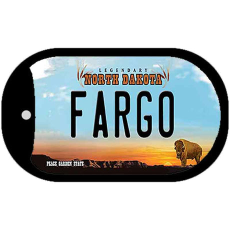 Fargo North Dakota Novelty Metal Dog Tag Necklace DT-10703