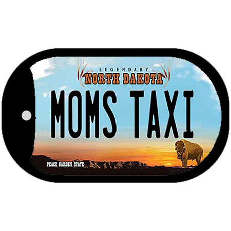 Moms Taxi North Dakota Novelty Metal Dog Tag Necklace DT-10722