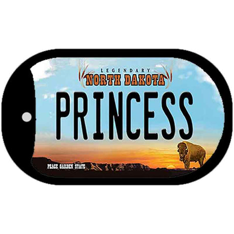 Princess North Dakota Novelty Metal Dog Tag Necklace DT-10723