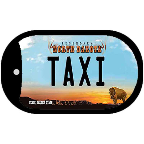 Taxi North Dakota Novelty Metal Dog Tag Necklace DT-10724