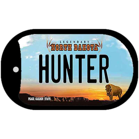 Hunter North Dakota Novelty Metal Dog Tag Necklace DT-10728