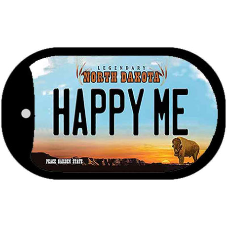 Happy Me North Dakota Novelty Metal Dog Tag Necklace DT-10738